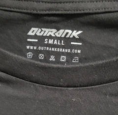 Outrank Brand (Small) ON TOP Black Soft S/S Graphic T-Shirt Miami Streetwear