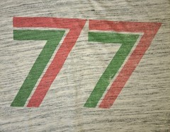 Lucky Brand Rally T Shirt Castrol Autosport 77 L Double Sided Gray Marled
