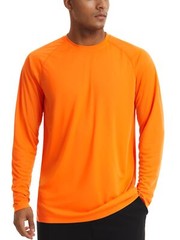 UPF50+ Men’s Long Sleeve Shirts Sun Block Quick Dry Workout Hiking Fishing Shirt