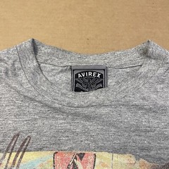 VINTAGE Avirex Shirt Adult Large Gray Hip Hop Rap Rapper Grunge Skater Y2K Mens