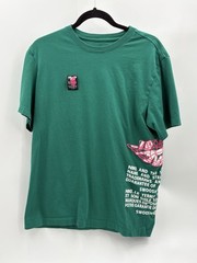 Michael Air Jordan Jumpman Tongue Tag Tshirt Medium Green