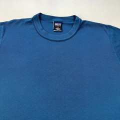 Vintage Patagonia Capilene Shirt Adult Medium Teal Blue Short Sleeve Hiking 90s