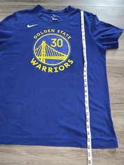 Nike Stephen Curry Men’s Large NBA Golden State Warriors Dri-FIT Shirt Tee Blue