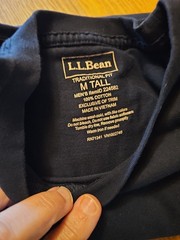 3 L.L. Bean Traditional Fit Basic T-Shirt’s Mens Medium Tall Round Neck