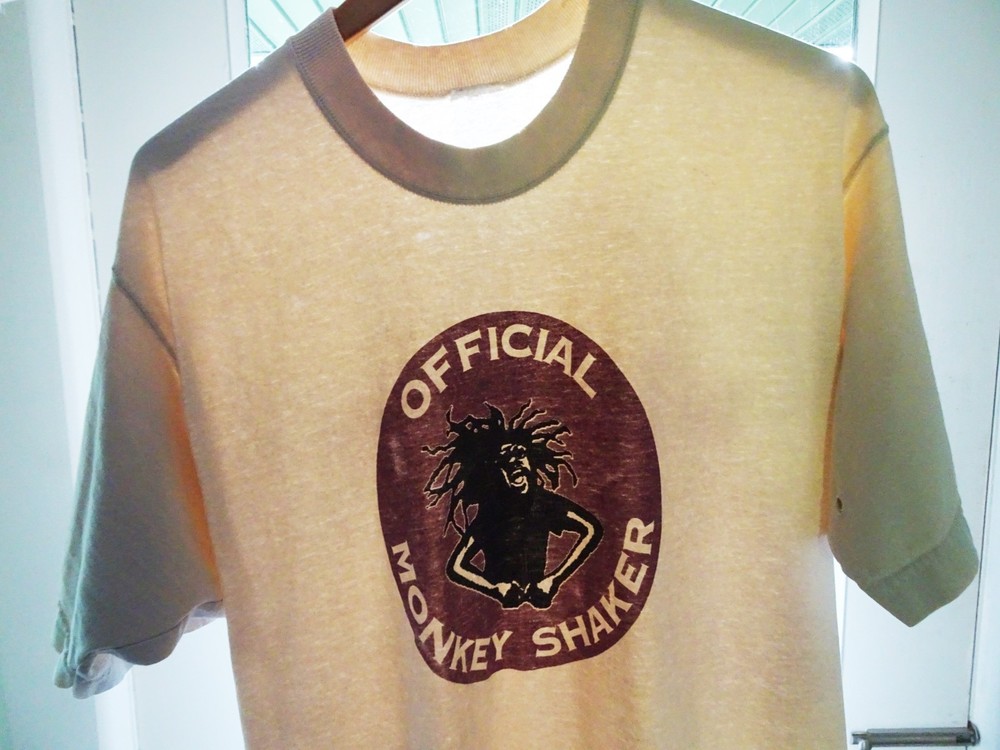 M/L Vtg 90s Love Monkeys Thrashed Distressed Grunge Reggae Rock Band T-Shirt