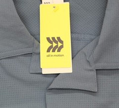 all In Motion Mens Everyday Woven Shirt 89432482 Airway Blue M