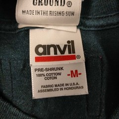 Recommended USA Anvil HUG printed T shirt size M