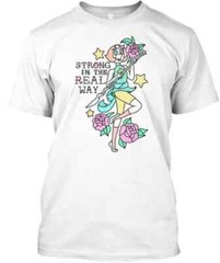 Steven Universe Pearl Strong In The Real Way T-Shirt Made in USA Size S to 5X…
