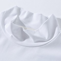 Half Turtleneck Tops Activewear Pullover All Season Wear Polyester Spandex Blend