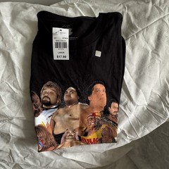 WWE Wrestle Mania Super Stars Legends Retro Graphic Shirt Hulk Hogan Andre Giant