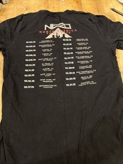 NERO 2015 North American Tour T Shirt Sz Med M Band Music Black Rare