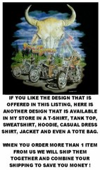 INDIAN MOTORCYCLE RIDER AMERICA’S ORIGINAL V-TWIN BIKE BIKER T-SHIRT AB48