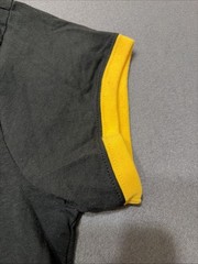 Nike 10 2 Lance Armstrong Logos Black Yellow Ringer Women’s XL