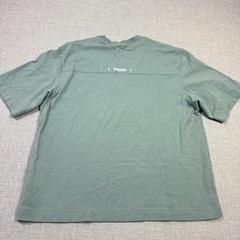 Gymshark T-Shirt Mens Small Green Crew Neck Cotton Logo Short Sleeve Basic