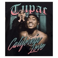 Retro 90s Y2K Alt Urban Streetwear Hip Hop West Coast Rap Music Tupac T-Shirt S