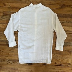 Vintage Versace Classic V2 Mandarin Henley Collar Shirt Miami Vice SZ L