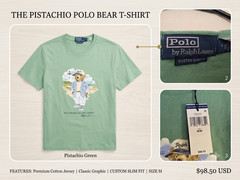 Polo Ralph Lauren Men’s Polo Bear T-Shirt blue or green
