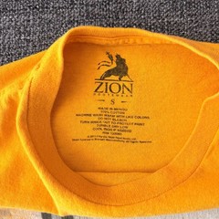 Bob Marley Zion Rootswear Orange Graphic T-Shirt Photography Print