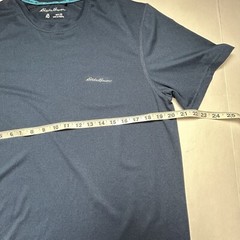 Eddie Bauer Shirt Men’s M Navy Blue Short Sleeve Casual Outdoors FreeDry