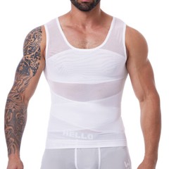 Men Gynecomastia Compression Shirts Tummy Control Body Shaper Tank Top Shapewear