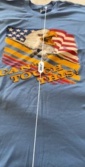 Single Stitch Can’t Touch This Vtg Graphic T-shirt Eagle Flag Jet Size Xl NWOT