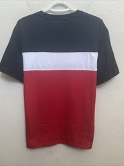 Porter & Ash Men’s Large Performance Tee Red Black White Crew Neck T-Shirt NWT