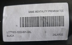 Darc Sport “Same Mentality” Premium Oversized Tee (Bushido Ch.2 Box Set 5th Tee)