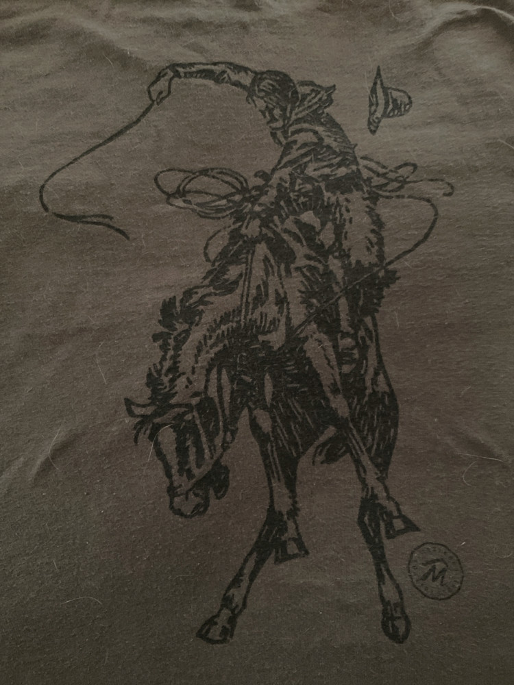 Vtg Marlboro Country Store Shirt Mens L/XL Adult 1 Size Cowboy Western Rodeo 90s
