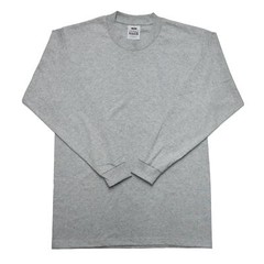 Pro Club Men’s Heavyweight Cotton Long Sleeve Crew Neck T-Shirt