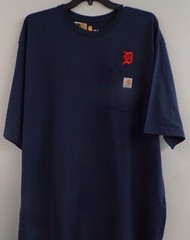 Carhartt ® Detroit Shock Defunct WNBA Embroidered Pocket T-Shirt S-4XL, LT-3XLT