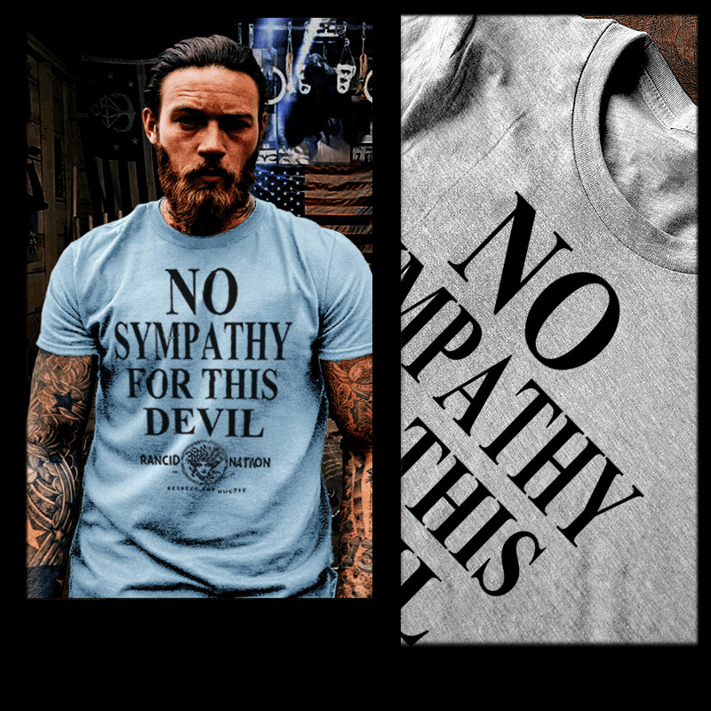 Gangster T-shirt, Mobster Hustle Dope Urban Hip Hop Thug Devil Mafia Quote tee