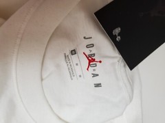 Jordan Jumpman Mens T-Shirt White Black Size M, L, and XL CJ0921-100