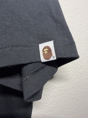 A Bathing Ape BAPE Black Ape Head Logo Graphic Katakana Crew Neck Tee Men’s L