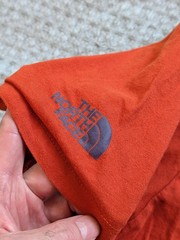 The North Face Shirt Mens XL Orange Bear Mountain Graphic Tee Nature Outdoor