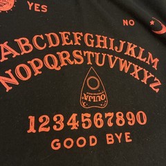 Ouija Occult Graphic T-Shirt (Unisex L/Black) Official Tag