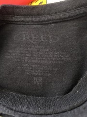 Creed hands and sands tour official merch graphic band tee shirt m/s