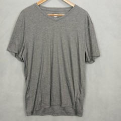 Alfani Fitness T Shirt Mens Large Gray Stretch Performance Short Sleeve Casual