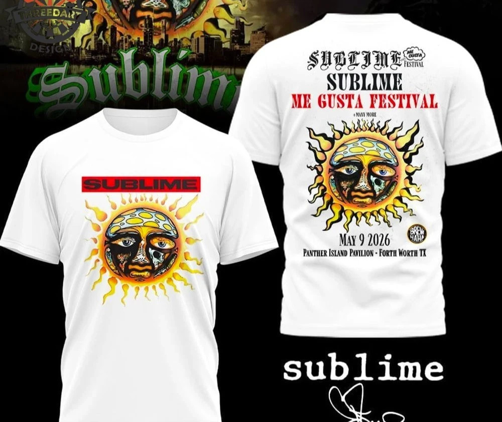Sublime Me Gusta Fesstival 2026 3D T-Shirt
