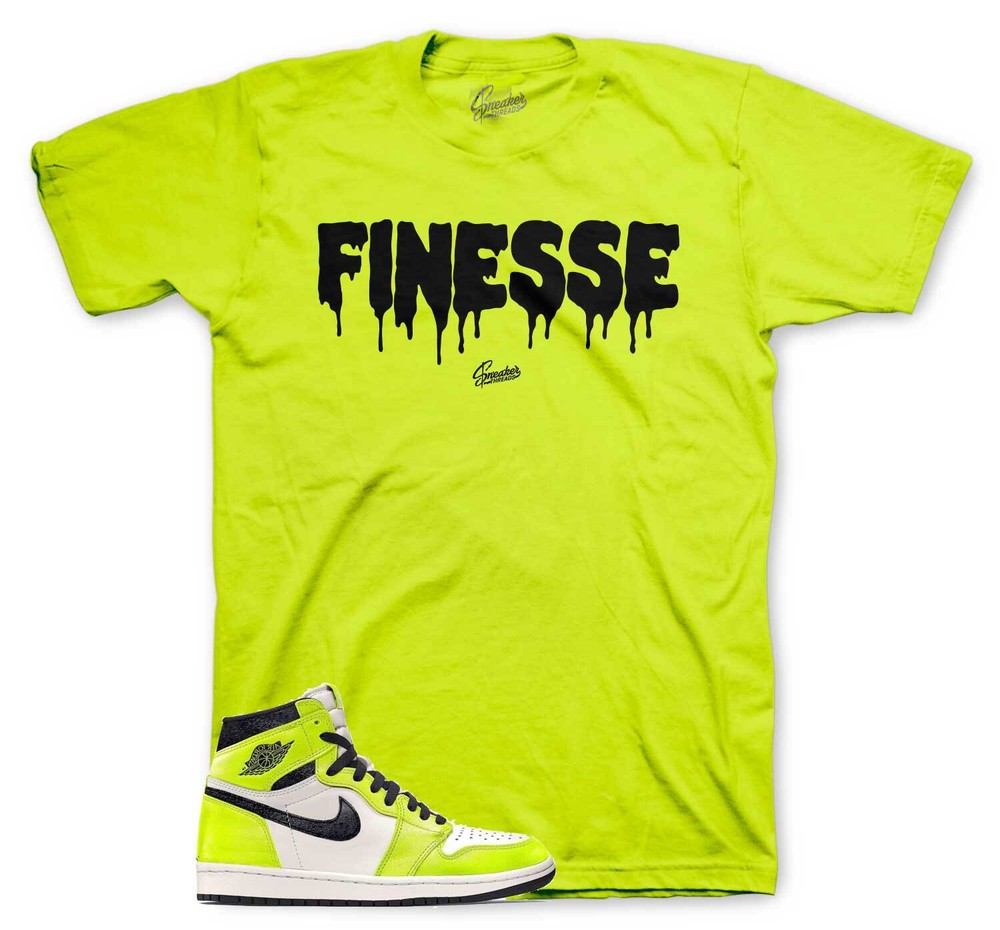 Shirt To Match Jordan 1 Visionaire Volt – Finesse Sneaker Tees