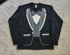 vintage Tuxedo long sleeve T shirt