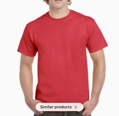 Mens 100% Cotton T Shirts High Quality, Soft/Breathable Royal Blue, Size Medium