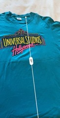 Vintage Universal Studios Hollywood T-Shirt M/LBlue 90s Single Stitch USA