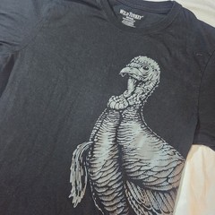 Wild Turkey Bourbon Whiskey Advertising T-Shirt Men’s Size M Black EUC