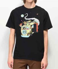 A-Lab Mens Take A Ride Alien Bus Funny Black T-Shirt New S, M, L, XL, 2XL, 3XL