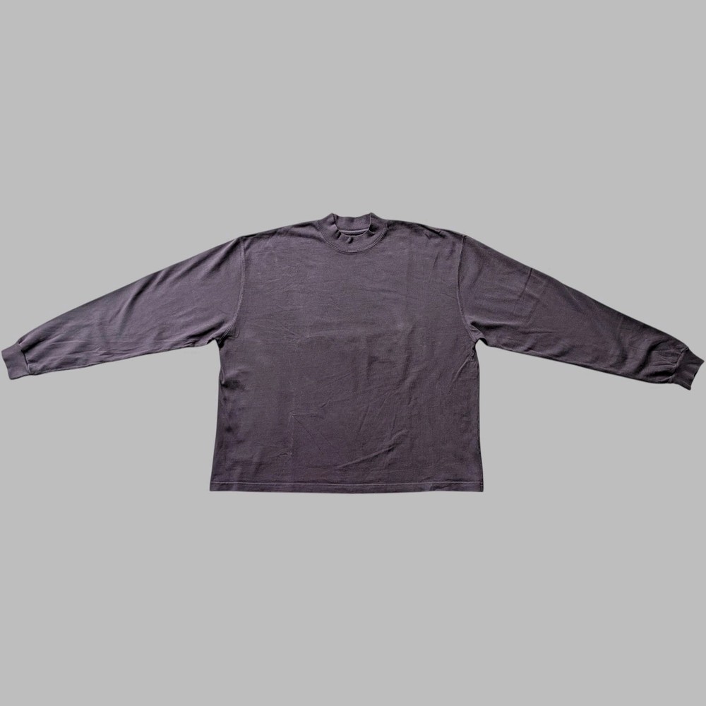 Size OS – LAA SAMPLE Heavyweight Jersey Mock Neck Long Sleeve Los AngelesApparel