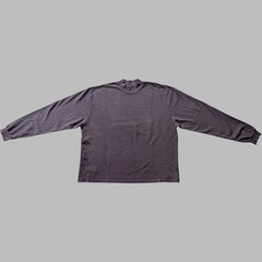 Size OS – LAA SAMPLE Heavyweight Jersey Mock Neck Long Sleeve Los AngelesApparel