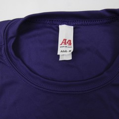 A4 Short Sleeve Shirt Men’s Purple Used 2XL