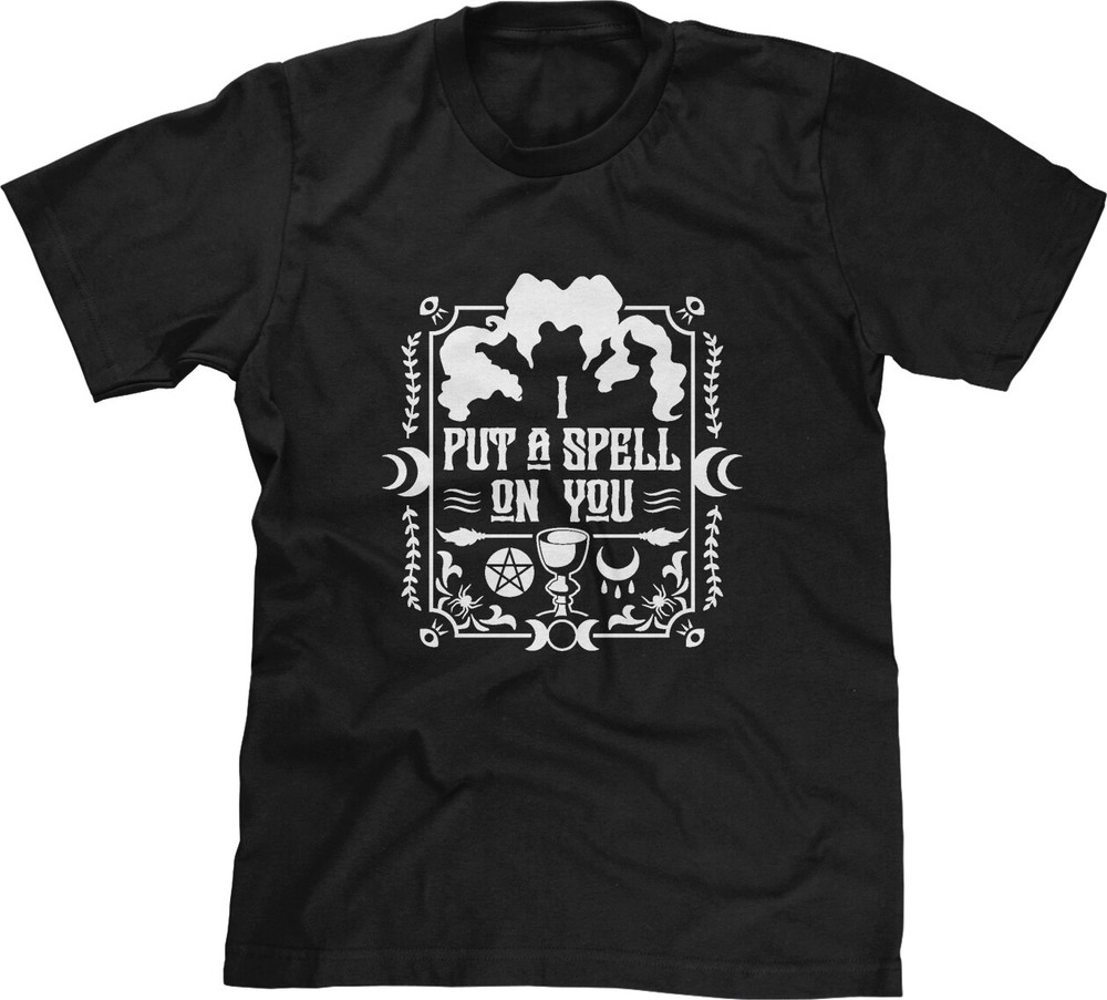 Put A Spell Halloween Sanderson Witches Trick Or Treat Costume Party Mens Tee