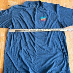 Hang Ten T Shirt Mens XL Vintage Surf Graphic Retro Streetwear Blue Tee Y2K Fits