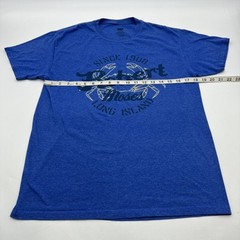 MV Sport T-Shirt Men M Blue Graphic Print Robert Moses ..#31035